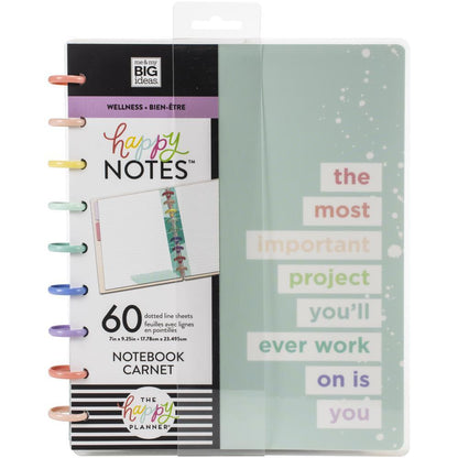 Happy Planner Wellness Medium Notebook / Planificador Mediano Bienestar Descontinuado Me &amp; My Big Ideas