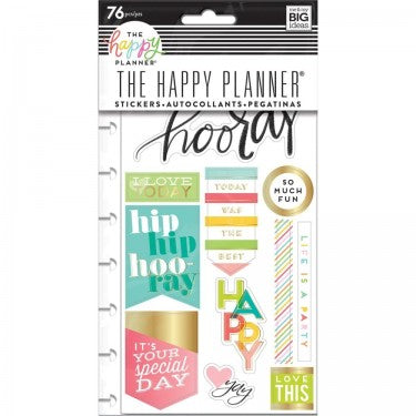 Happy Planner Stickers Love Today / Estampas Para Planificador Descontinuado Me &amp; My Big Ideas