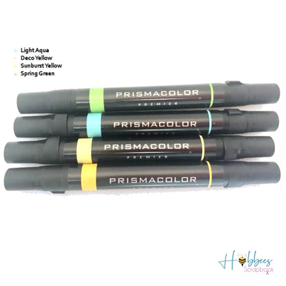 Premier Marker Set / 4 Marcadores de Alcohol Pasteles  Prismacolor