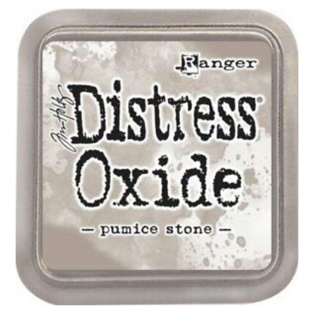 Tim Holtz Distress Oxide Pumice Stone / Cojin de Tinta Efecto Oxidado Gris Tintas Ranger