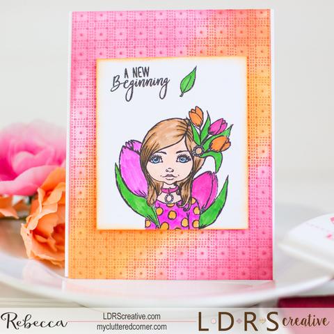 Picnic Quilt Embossing Folders / Folder de Embossing Pic-nic Descontinuado LDRS Creative