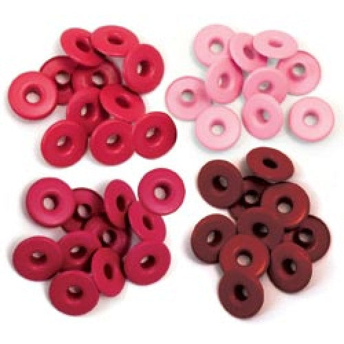 Wide Eyelets Red / Ojillos Anchos Rojos Adornos / Embellishments We R Memory Keepers