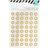 Memory Planner Reinforcer Stickers / Refuerzos Dorado Con Brillitos Descontinuado Heidi Swapp