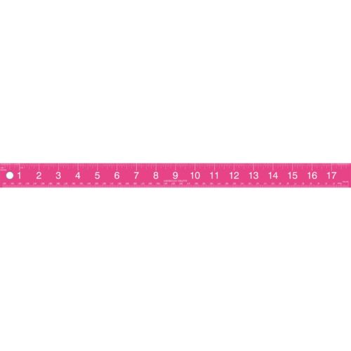 Crafts Metal Ruler / Regla Metálica Rosa Descontinuado American Crafts