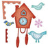 Suaje de corte de  reloj de pajaro / Cuckoo Clock Descontinuado Spellbinders