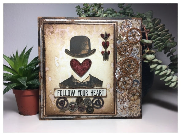 Tim Holtz Bigz Die Dapper / Suaje de Caballero Dados de Corte / Suajes / Troqueles Sizzix