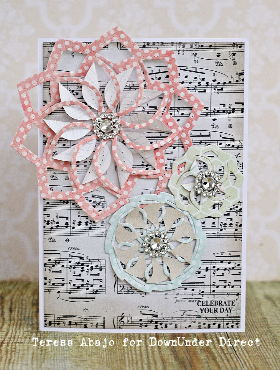 Suaje de Corte de Flor 3D 3  / Pinwheel Delight Descontinuado Spellbinders