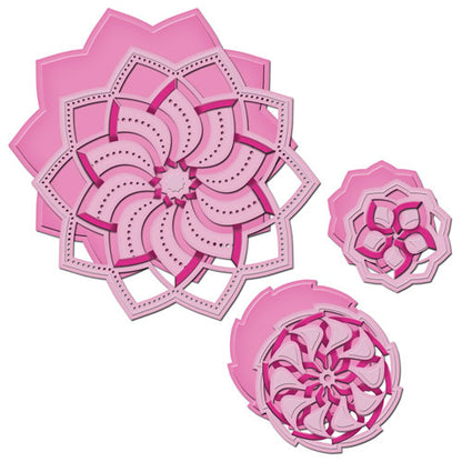 Suaje de Corte de Flor 3D 3  / Pinwheel Delight Descontinuado Spellbinders