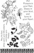 Flowers In Your Hair Stamps / Sellos Florales Descontinuado Ultimate Crafts
