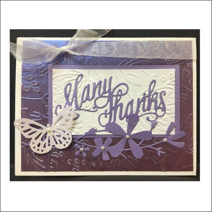 Embossing Folder Flower Pod Background / Folder de Grabado Flores Folders de Grabado Darice