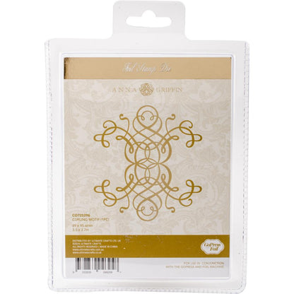 Curling Motif Hot Foil Die / Suaje de Bucles Descontinuado Anna Griffin