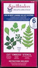 Foliage Dies and Emboss / Suaje y Realce Follaje Descontinuado Spellbinders