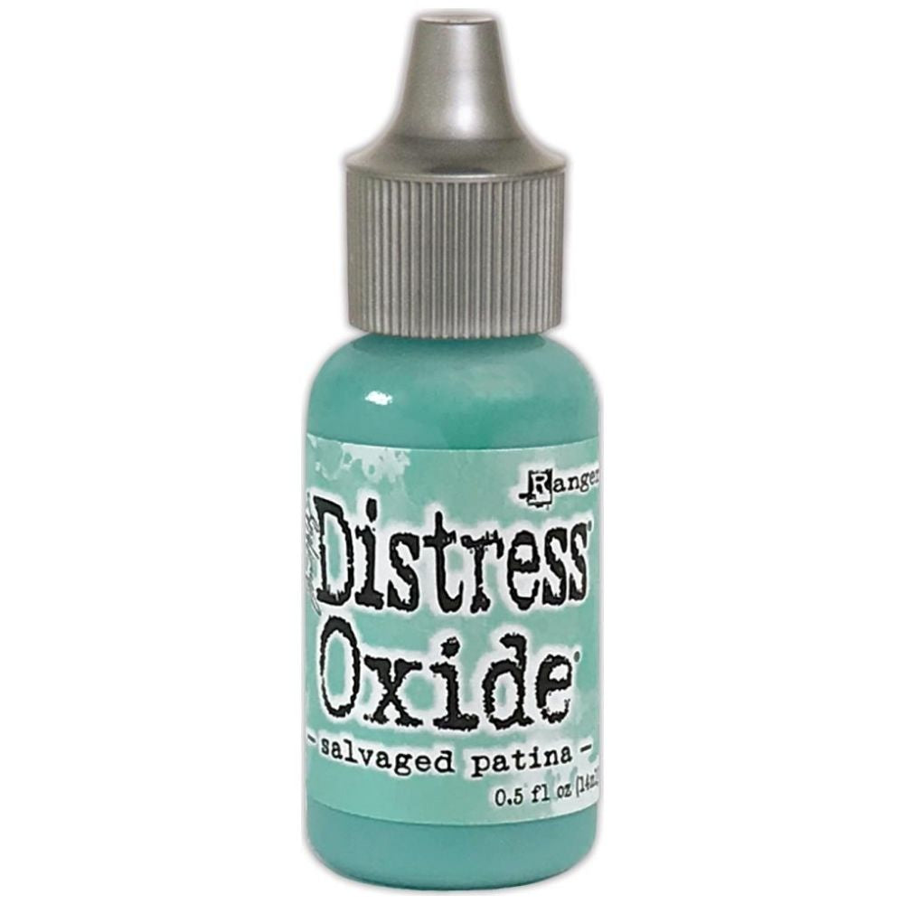 Tim Holtz Distress Oxide Re-Inker Salvaged Patina / Refill de Óxido Patina Tintas Ranger