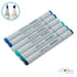 Sketch Markers Sea & Sky / 6 Marcadores Alcohol Tonos Azules Descontinuado Copic
