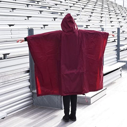 Slicker Seat Unisex Raincoat / Poncho Impermeable Rojo Regalos Slicker Seat