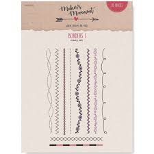 Borders 1 Stamp Set / Sellos de Bordes Descontinuado Cheery Lynn Designs