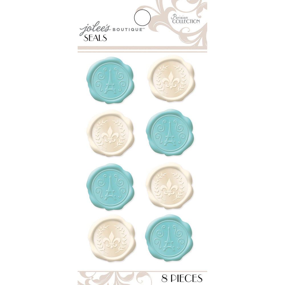 Parisian Round Seals Stickers / Estampas Sello Tipo Lacre