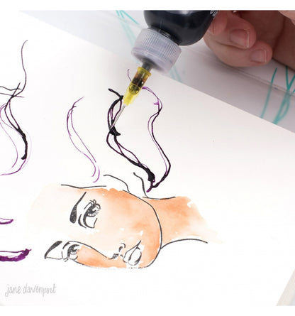 INKredible Fine Line Bottles/ Botella de Línea Fina Descontinuado Jane Davenport