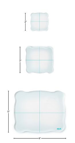 Acrylic Block Stamp Set / 3 Acrílicos para Sellos Herramientas We R Memory Keepers