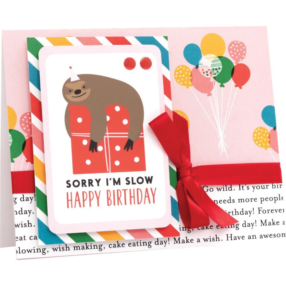 Happy Cake Day Paper Pad / Block de Papel Cumpleaños Papel Pebbles