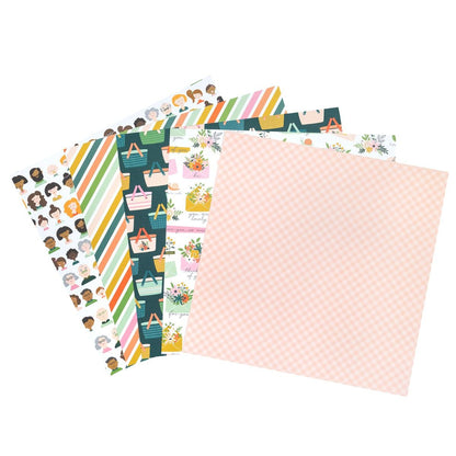 This is family Paper Pad / Block de Papel Decorado Papel American Crafts