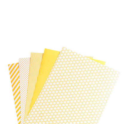 Shape´N Tape Decorative Yellow Adhesive Sheets / Hojas Adhesivas Tipo Washi Yellow Descontinuado LifeStyle Crafts