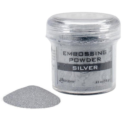 Silver Embossing Powder / Polvos de Realce Plata Polvos de Embossing Ranger