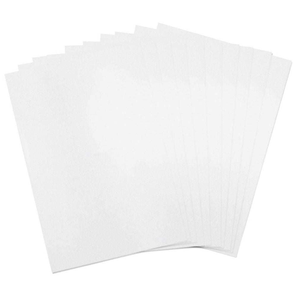 Shrink Plastic Sheets 8.5 x 11&quot; / 10 Hojas de Película Encogibles Acetato y Especializados Sizzix