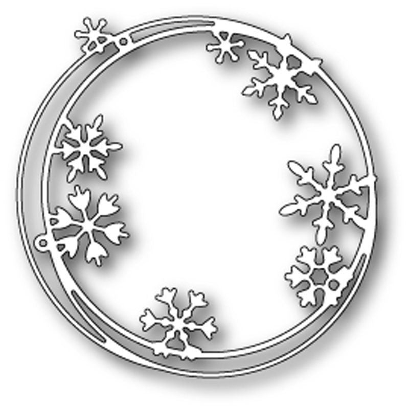 Stitched Snowflake Ring / Suaje de Corte de Circulo de Copo de Nieve Descontinuado Memory Box