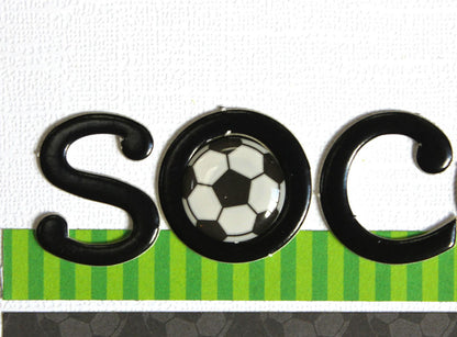 Sprinkle Shapes Soccer/ Estampas de Balon de Futbool Stickers Doodlebug