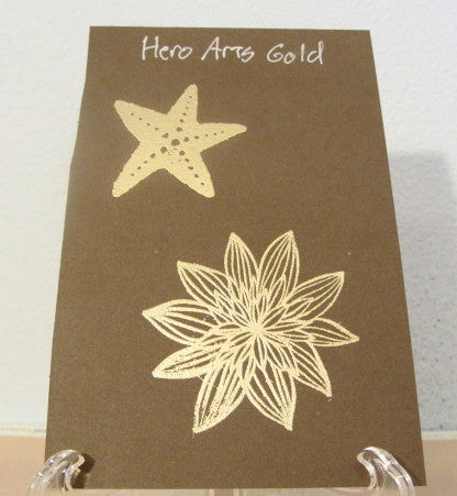 Gold Tinsel Embossing Powder / Polvos de Realce Oro Polvos de Embossing Ranger