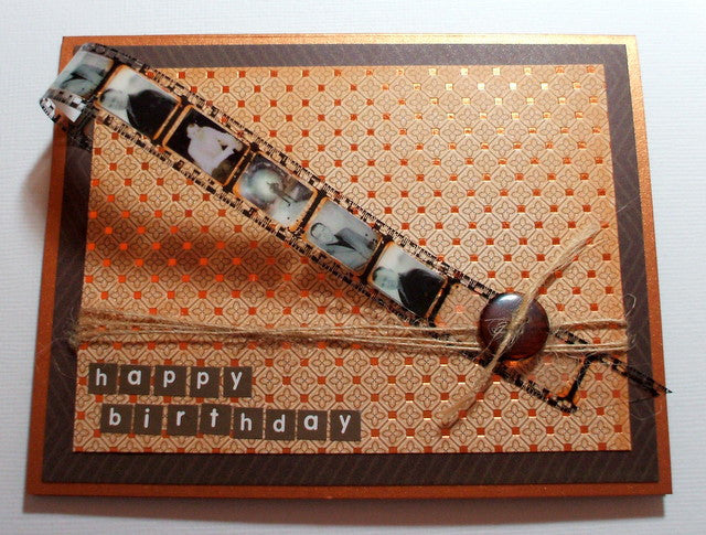 Film strip Ribbon / Tira tipo Carrete de Pelicula de Cine Descontinuado Tim Holtz