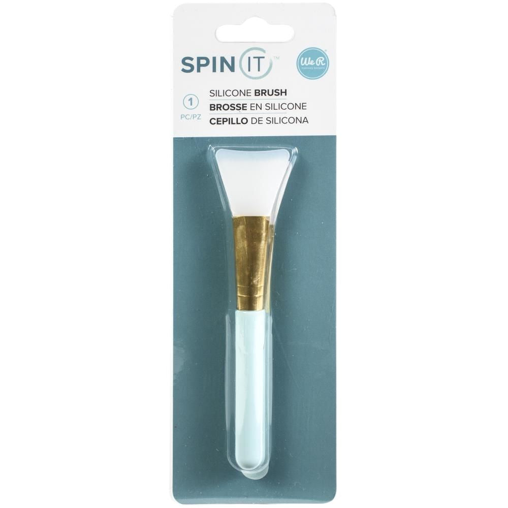 Spin It Silicone Brush  / Brocha de Silicona Turquesa Pinceles y Brochas We R Memory Keepers