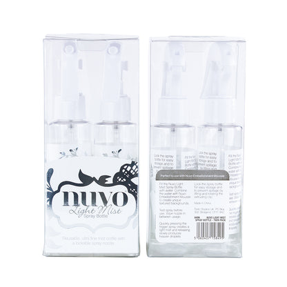 Nuvo Light Mist Spray Bottle / Mini Botecitos Spray Herramientas Nuvo