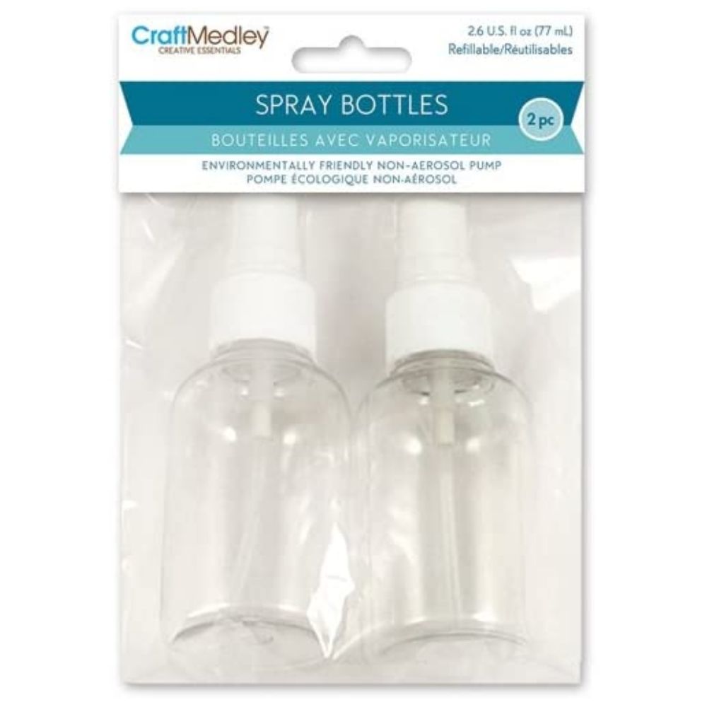 Refillable Spray Bottles / Atomizadores Rellenables Herramientas Craft Medley