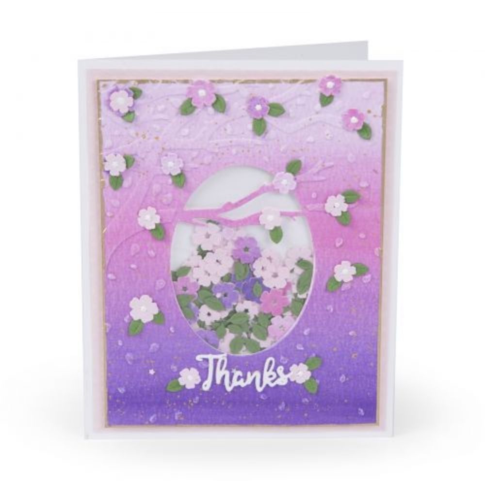 Impresslits Folder Changing of the Seasons / Suaje Corte y Grabado Estaciones Dados de Corte / Suajes / Troqueles Sizzix