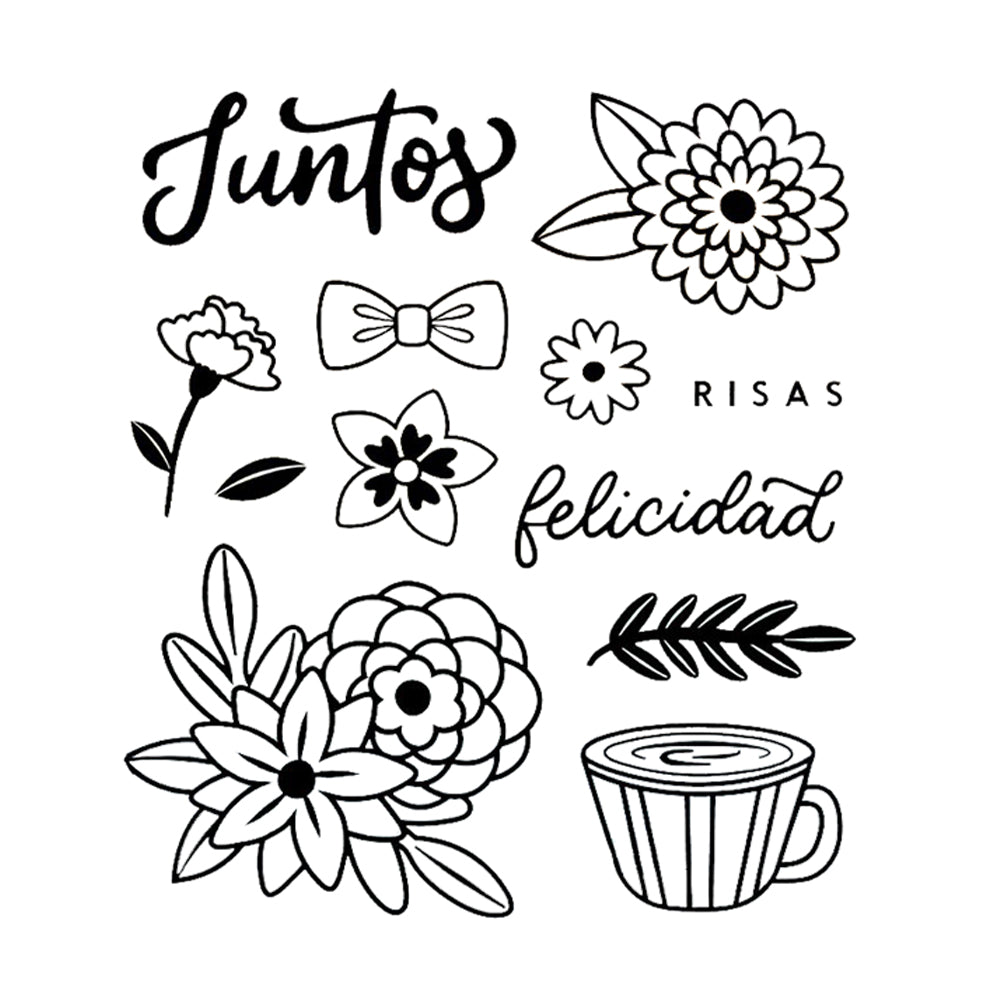 Buenos Dias Stamps / 12 Sellos Buenos Días  American Crafts