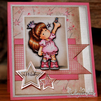 Catch a Star Cling Stamp / Sello Cling Tilda Estrella Descontinuado Magnolia