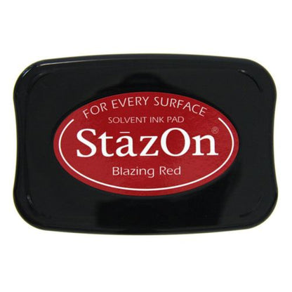 StazOn Blazing Red / Tinta Solvente Rojo Ardiente Tintas Tsukineko