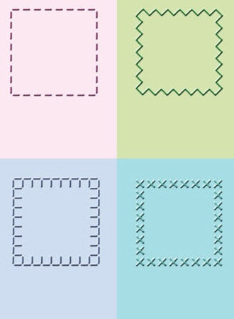 Embossing Folder Stitched Squares / Folder de Grabado Cuadrados Descontinuado Cuttlebug