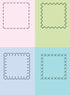 Embossing Folder Stitched Squares / Folder de Grabado Cuadrados Descontinuado Cuttlebug