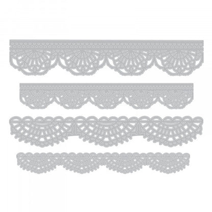 Thinlits Crochet Die / Suajes de Bordes de Encajes Dados de Corte / Suajes / Troqueles Tim Holtz