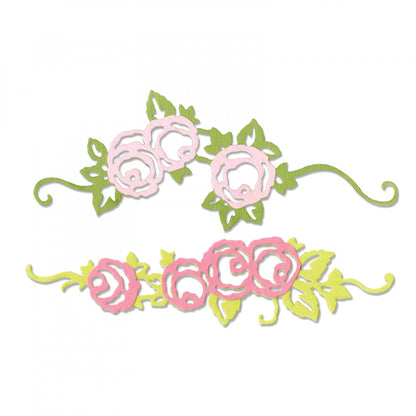 Thinlits Dies Rose Border / Suaje de Borde de Rosas Descontinuado Sizzix