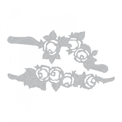 Thinlits Dies Rose Border / Suaje de Borde de Rosas Descontinuado Sizzix