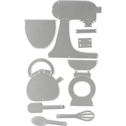 Thinlits Die Kitchen Set / Suajes de Accesorios de Cocina Dados de Corte / Suajes / Troqueles Sizzix