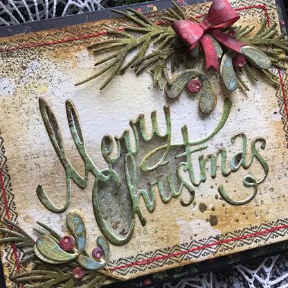Tim Holtz Thinlits Large Funky Die / Suajes de Flores de Festividades Descontinuado Sizzix