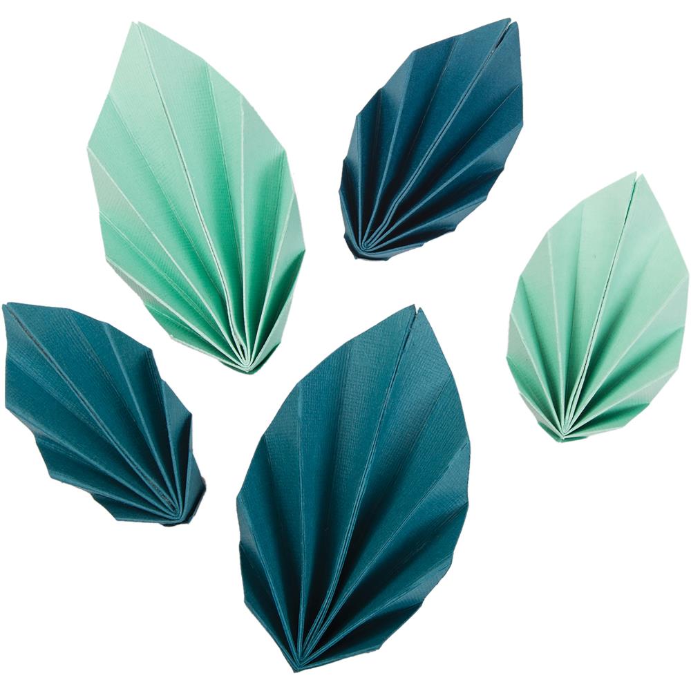 Thinlits Fan Leaf Die / Suajes de Hojas Abanico Dados de Corte / Suajes / Troqueles Sizzix