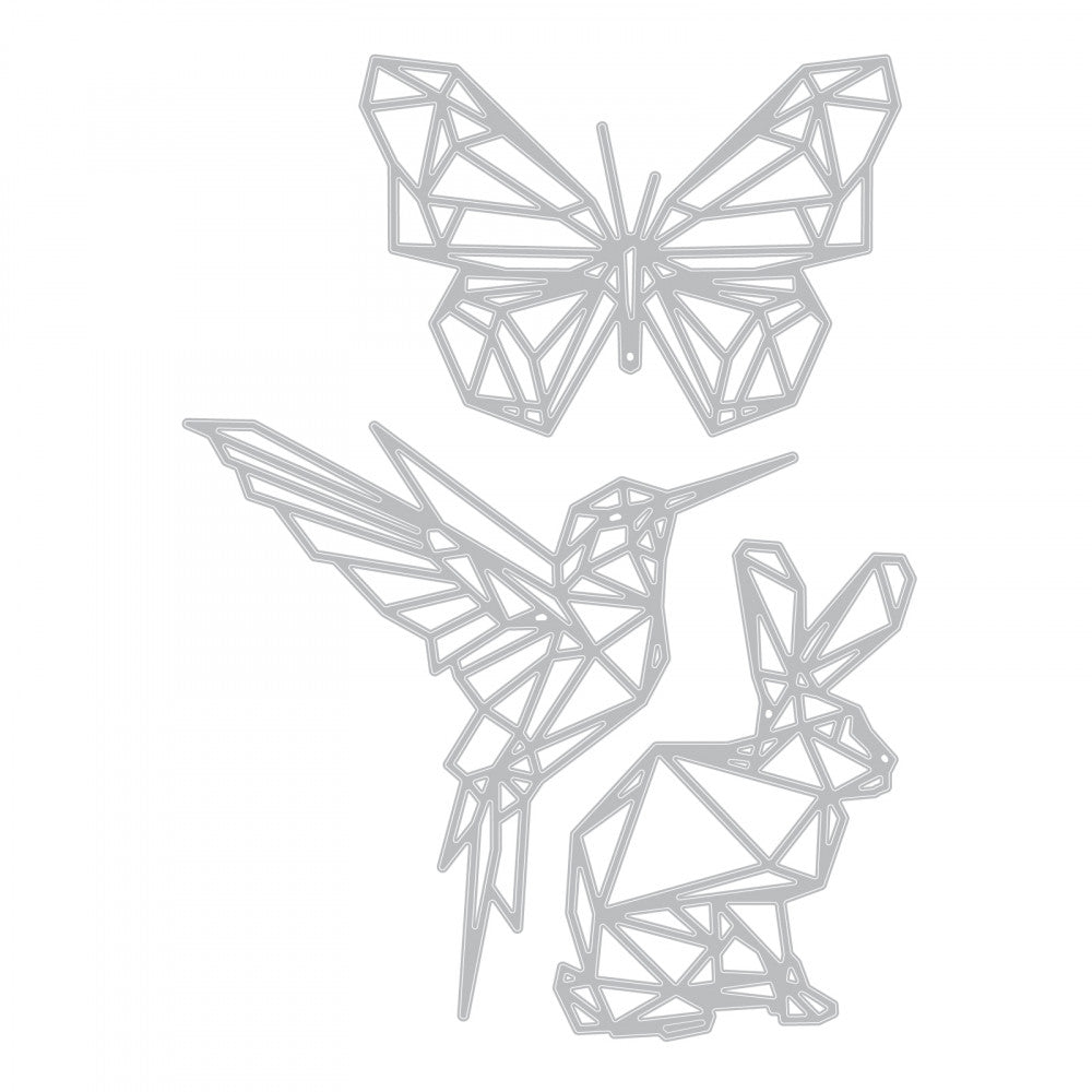 Thinlits Geo Springtime Die / Suajes Silueta de Animales de Primavera Descontinuado Sizzix