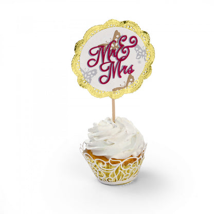 Thinlits Cupcake Wrapper &amp; Toppers Dies / Suaje Cubre Cupcake y Topper Descontinuado Sizzix