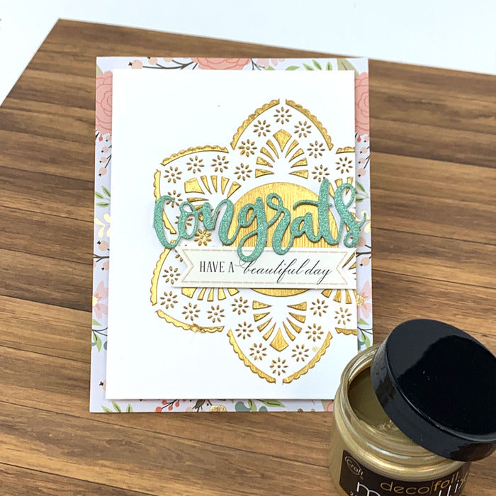 Deco Foil Metallix Gel Pure Gold / Gel Metálico Dorado Descontinuado iCraft